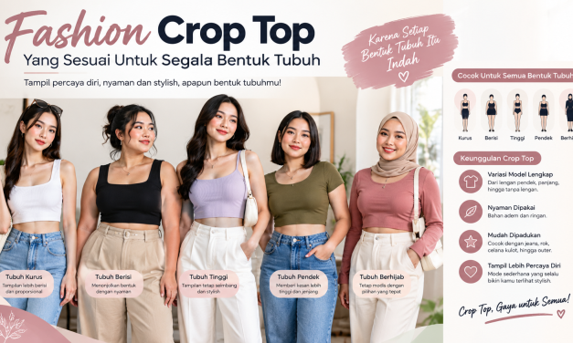 Fashion Crop Top Yang Sesuai Untuk Segala Bentuk Tubuh
