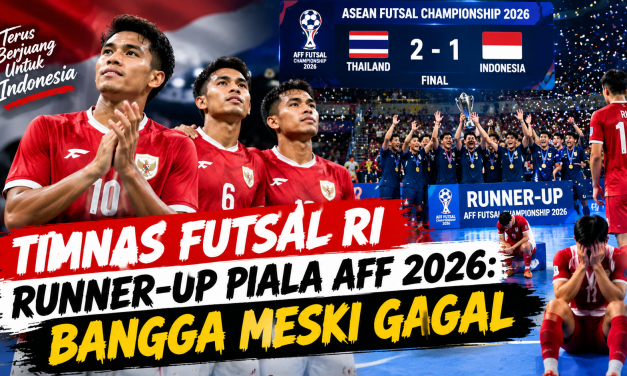 Timnas Futsal RI Runner-Up Piala AFF 2026: Bangga Meski Gagal
