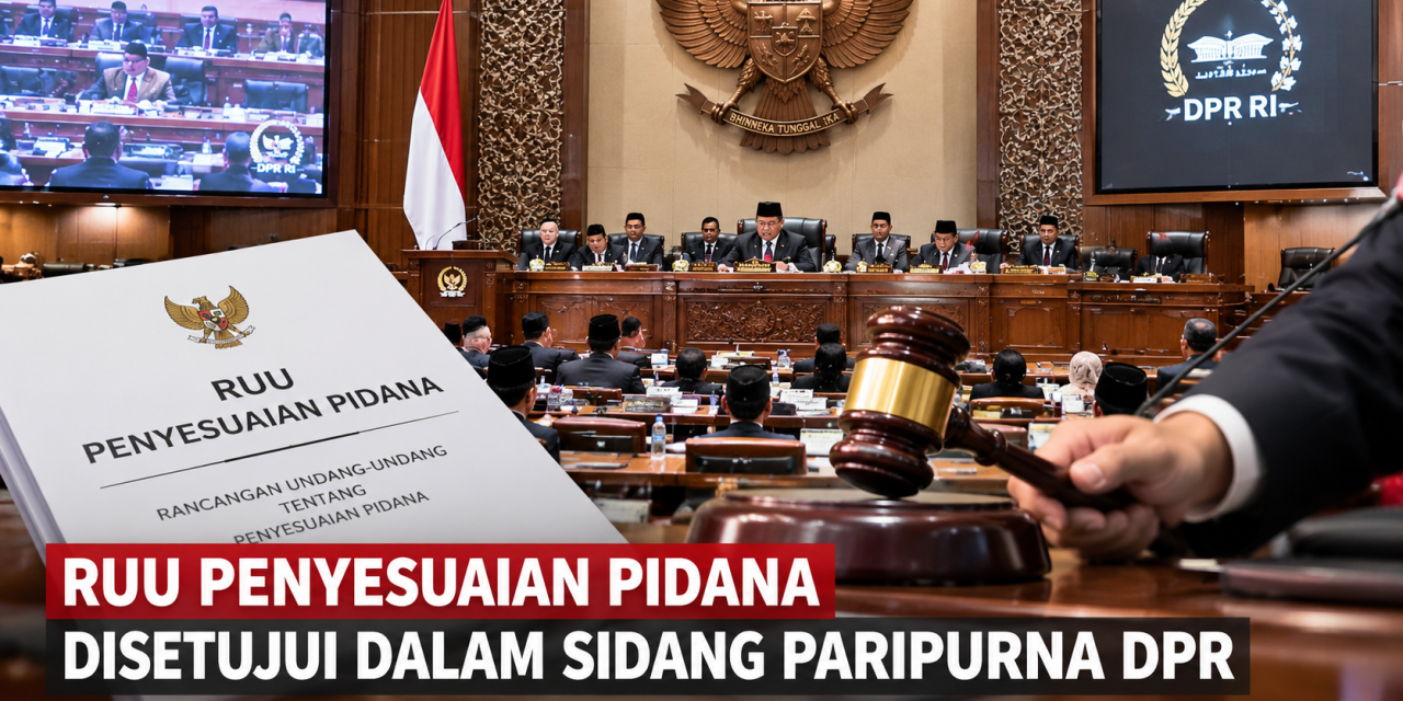 RUU Penyesuaian Pidana Disetujui Dalam Sidang Paripurna DPR