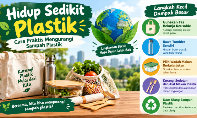 Hidup Sedikit Plastik: Cara Praktis Mengurangi Sampah Plastik