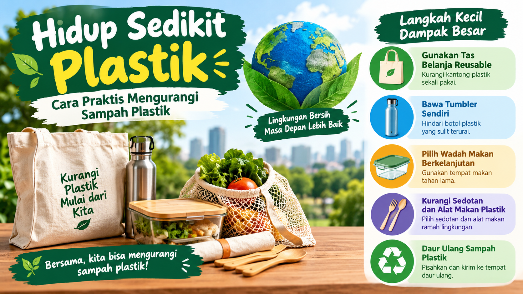 Hidup Sedikit Plastik